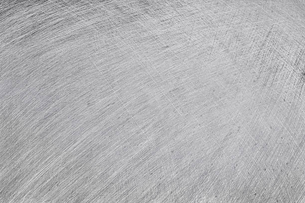 istock texture of old aluminum metal with scratch for background. 2208100485