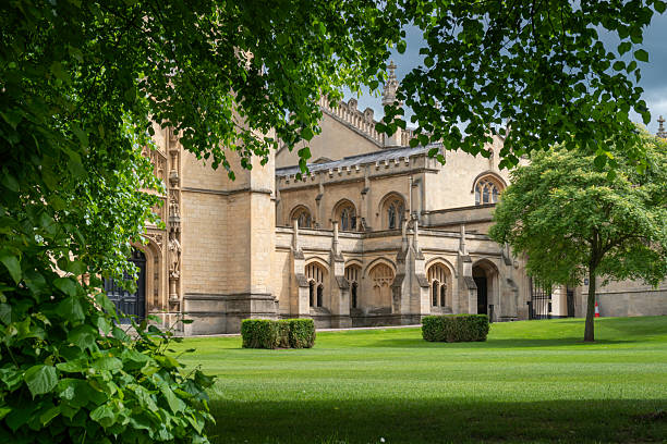 View of Cheltenham College Chapel, in the town of Cheltenham, UK