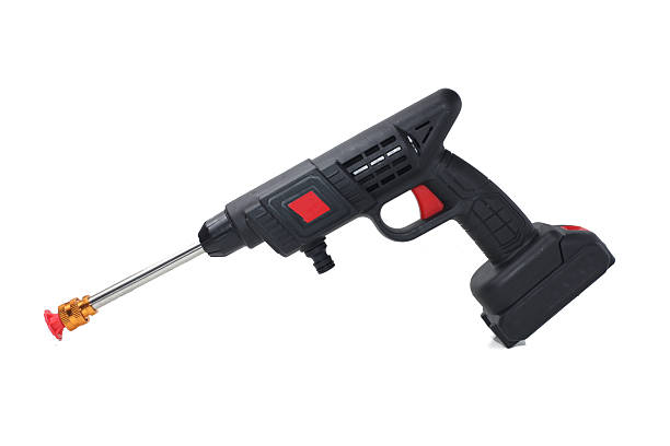 istock Pressure washer gun isolated on white background 2208134999