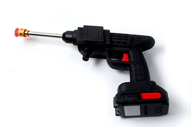 istock Pressure washer gun isolated on white background 2208135279
