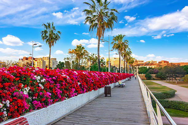 istock Bridge of Flowers in Valencia, Spain 2208145237