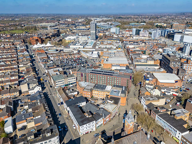 istock Shops and businesses in central Swindon 2208148062