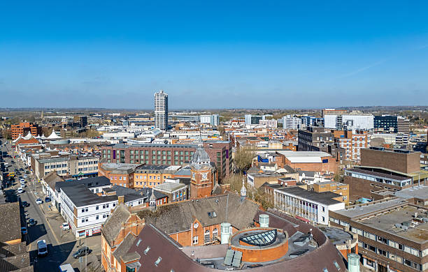 istock Shops and businesses in central Swindon 2208148064