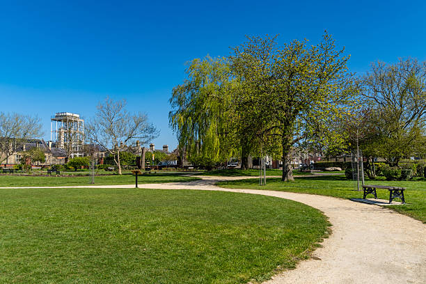 istock Footpath in The Park in Swindon 2208148499