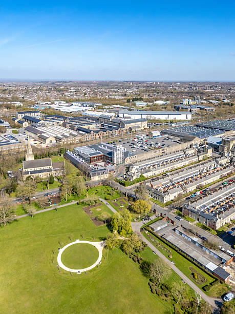 istock Aerial view over The Park in Swindon 2208148590
