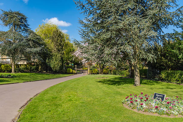 Park in Marlow at sunrise