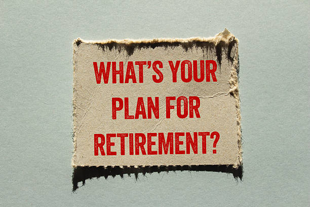 istock What’s your plan for retirement message written on ripped torn paper piece on gray background 2208156648
