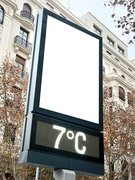 istock High resolution mockup for urban thermometer advertising in winter 2208156816