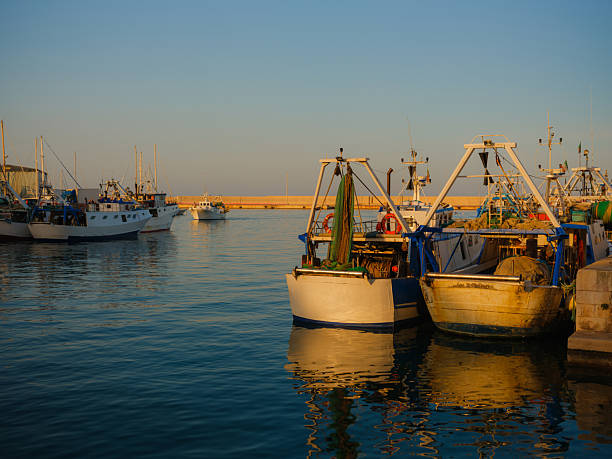 Harbour in Monopoli, Italy in summer