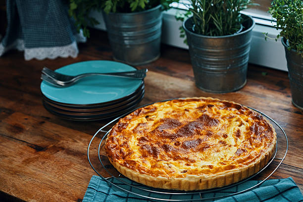 istock Fresh Baked Quiche Lorraine with Bacon 2208174339
