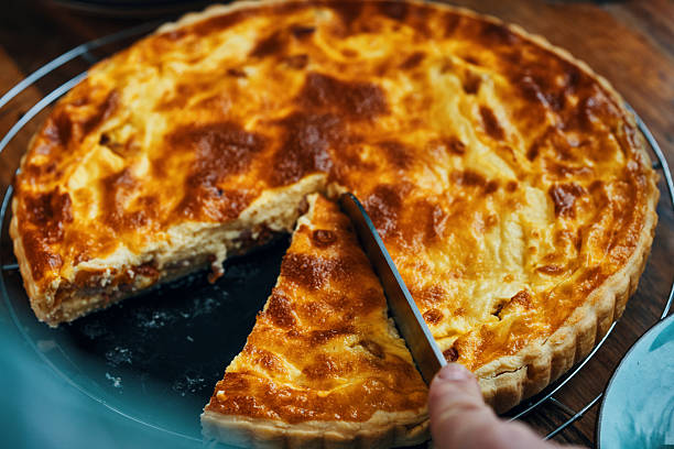 istock Fresh Baked Quiche Lorraine with Bacon 2208174455