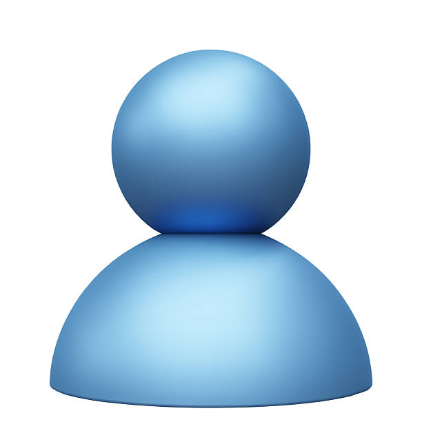 Fluffy human symbol on pink and soft balloon surface.