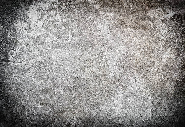 texture of an old concrete wall with a vignette and copy space - taş i̇nşaat malzemesi stok fotoğraflar ve resimler