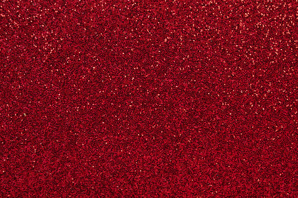 Bright Red Glitter Background for Festive Themes