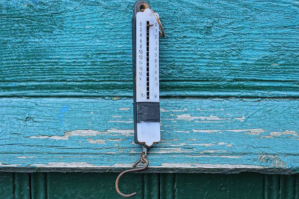 scale with weights in miniature - justice scale