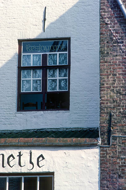 istock Germany-1984-35mm-Kodachrome-Restaurant Window 2208192358