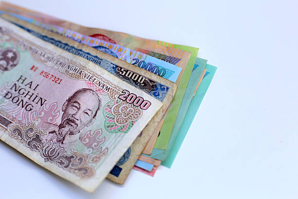 istock Vietnamese dong banknotes. Money concept 2208198639