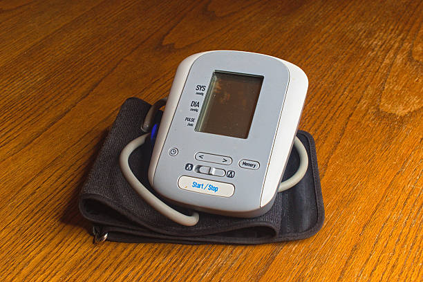Measuring blood pressure, selective focus, canon 1Ds mark III