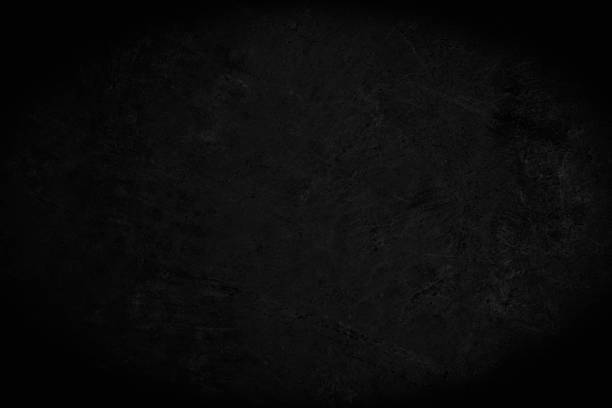 istock Close up retro plain dark black cement & concrete wall background texture for show or advertise or promote product and content on display. Colour old concrete wall design vintage grunge element. 2208203576