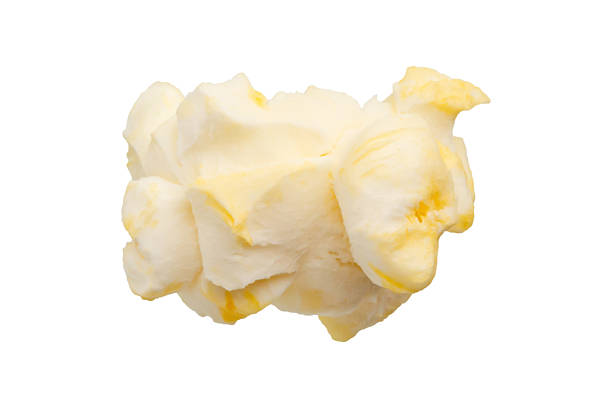 istock Tasty popcorn close up isolated on white background 2208203600