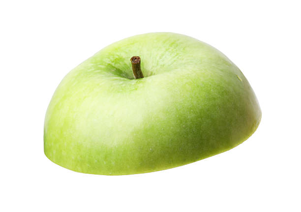 Bitten Green Apple - Isolated