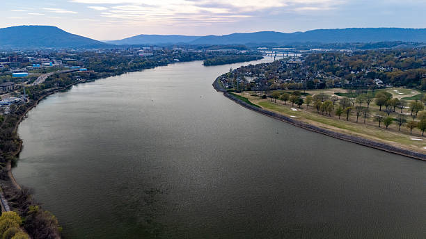 Tennessee River Flowing Through Chattanooga