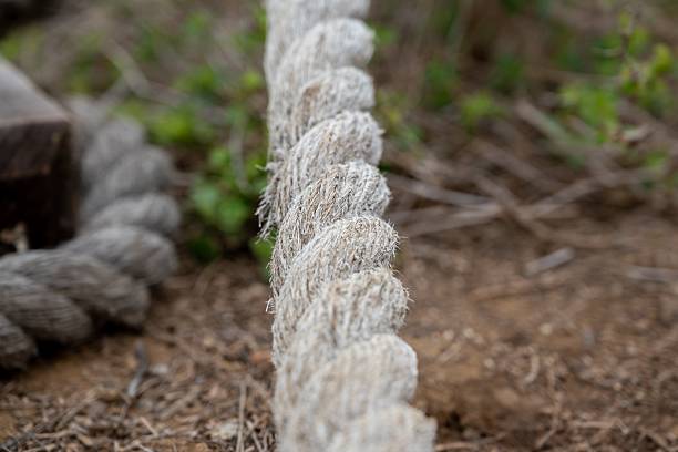 istock Rope fence closeup 2208228727