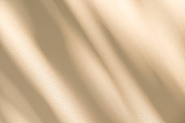 istock Studio style background wall decoration presentation uses white and beige tones. with shadows cast from a nearby window, concept creating a decorative 2208230139