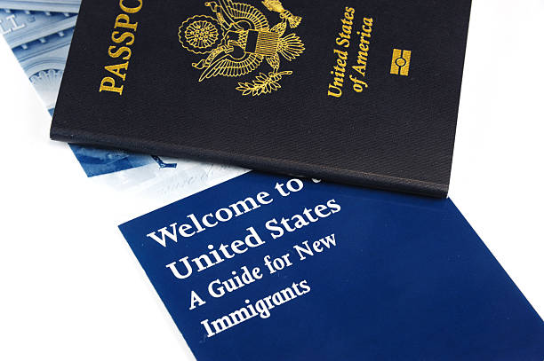 istock USA passport and immigration welcome letter 2208234986