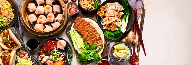 istock Assorted dishes of traditional Chinese cuisine. 2208242611