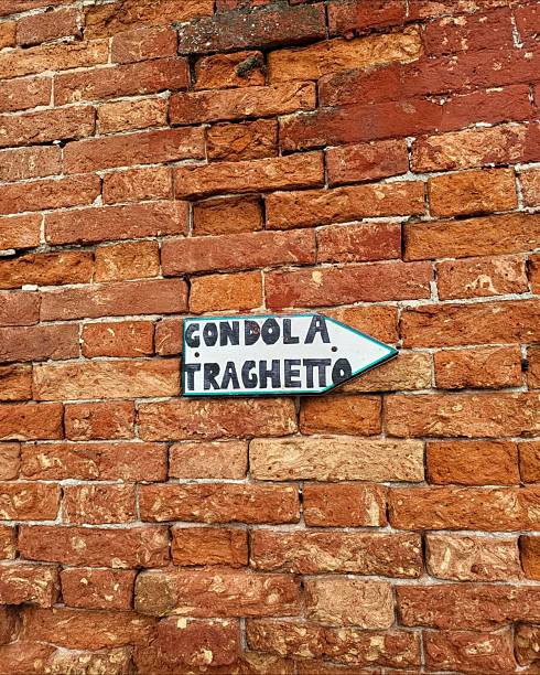 istock Gondola street sign 2208245249