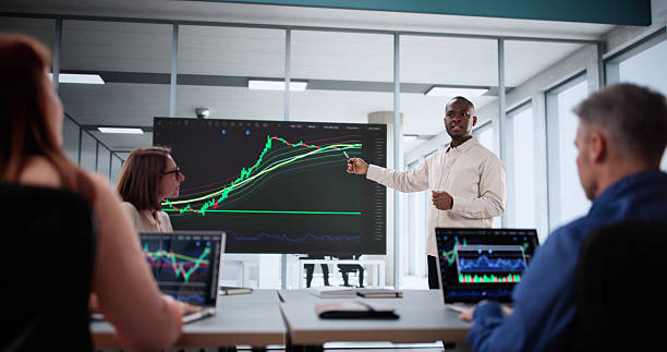 istock Diverse Group Of Businessmen Analyze Financial Data 2208247626