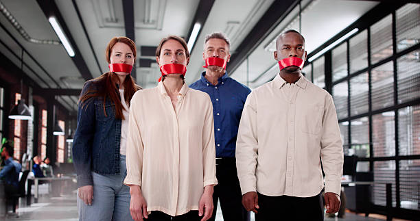 istock Silent Business Team With Duct Tape 2208247691