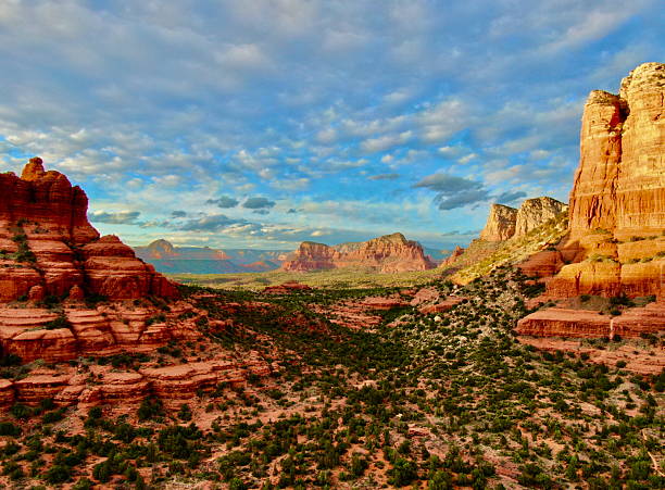 istock Bell Rock and Courthouse Butte at sunset 2208247790