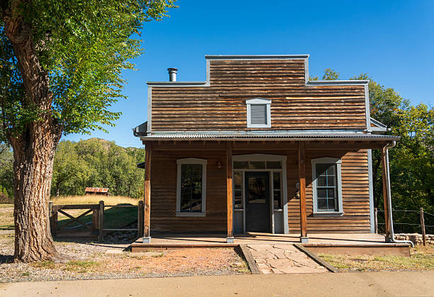 istock Store Fronts in Downtown Lincoln Historic Site in New Mexico 2208259350