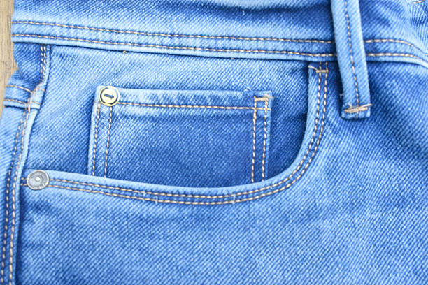 istock Blue Denim Jean Pocket Fabric Texture Background 2208264037