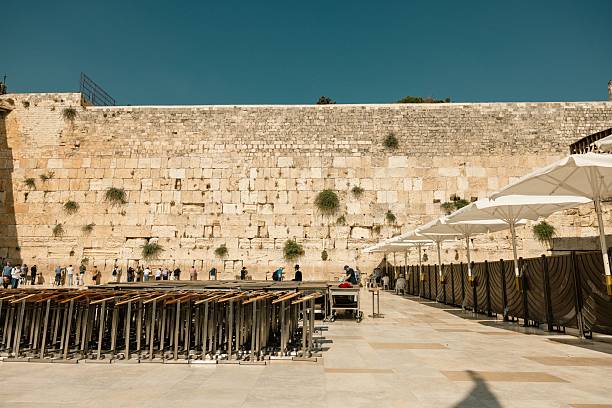 istock Visitors at the Western Wall in Jerusalem 2208269182