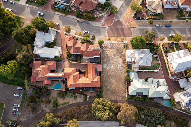 istock Aerial View from residential area in East Perth. 2208281818