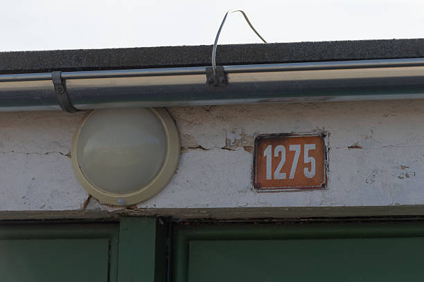 istock The number 1275 is prominently displayed on the side of a building 2208285607