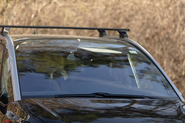 istock A Car Top Rack that features a Clear Windshield and a Natural Background 2208286272