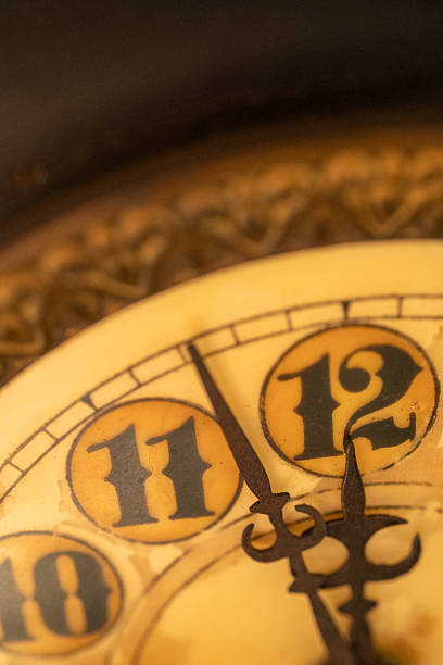 istock Nearly Midnight Antique Clock 2208291953