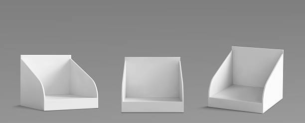 istock White cardboard point of sale display stands 2208306430