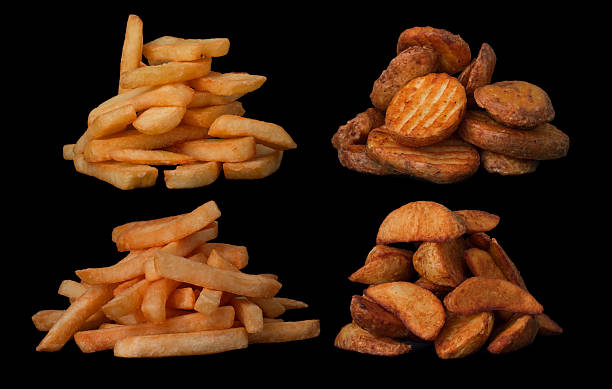 istock Assorted French Fries – Straight, Curly, and Waffle Cut 2208311548