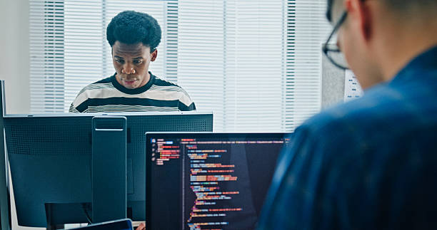 100+ Programmer Standing Desk Stock Photos, Pictures & Royalty-Free ...