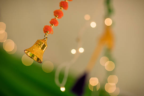 Christmas gold bauble background