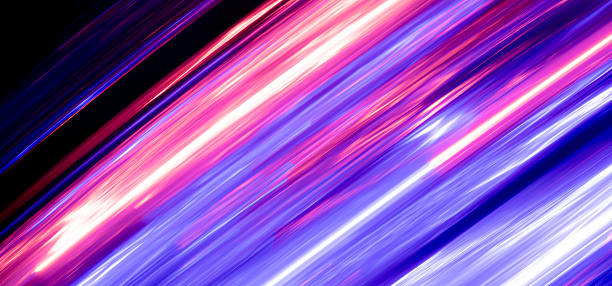 istock movement diagonal lines of lights with speed, painting with light 2208319653