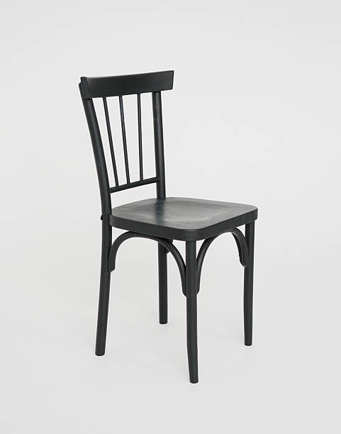 istock black wooden chair isolate on white background 2208320720