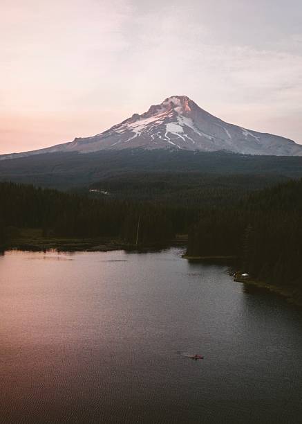 istock Sunset at Trillium Lake overlooking Mt.Hood 2208321991