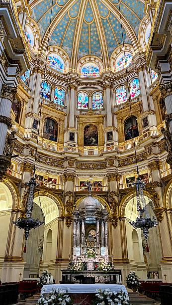 istock Granada Cathedral Altar and Ornate Interior 2208322160