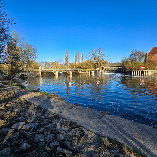 istock A Serene Riverside Scene Under a Clear Blue Sky, Ideal for Relaxation and Exploration Maschsee Hannover 2208330353